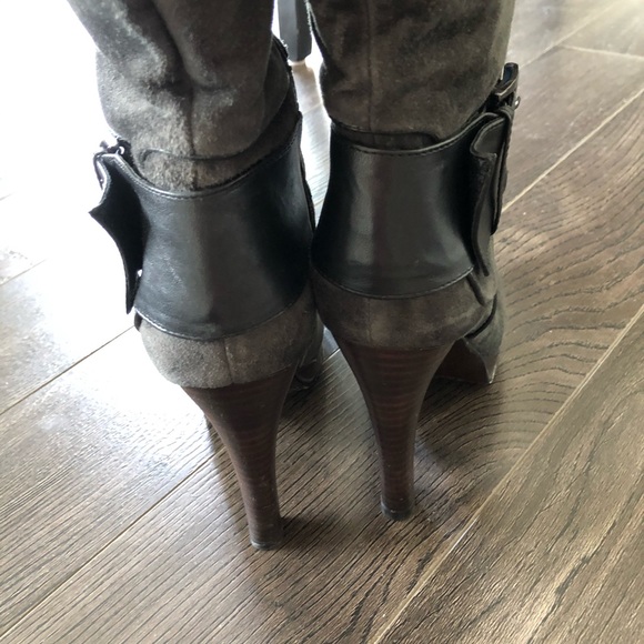 suede knee high boots-like new - Picture 7 of 12